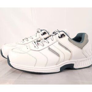 Orthofeet Pacific Palisades Sneaker Leather 4E XX Wide Women 8 Comfort $145